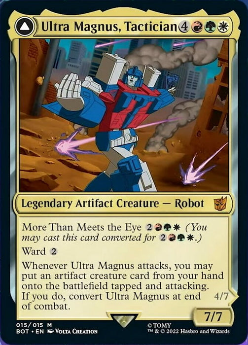 Ultra Magnus, Tactician // Ultra Magnus, Armored Carrier - Convertdfc- Legendary (Foil)