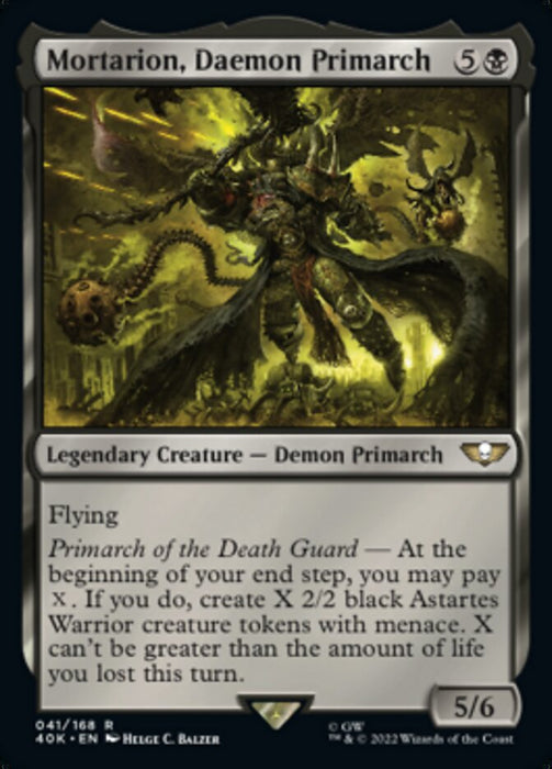 Mortarion, Daemon Primarch - Legendary (Foil)