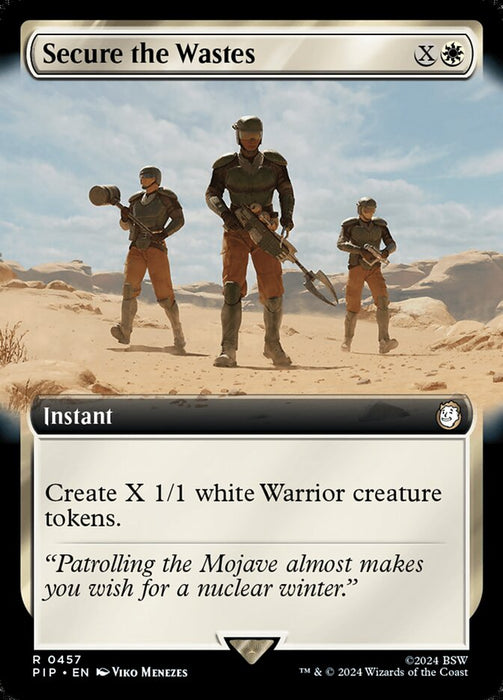 Secure the Wastes - Extended Art (Foil)