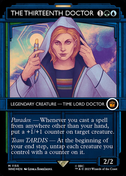 The Thirteenth Doctor - Borderless - Showcase- Legendary- Inverted (Foil)