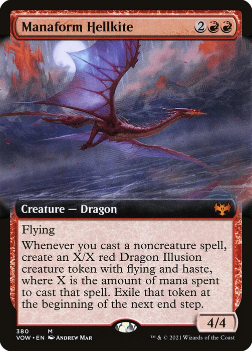 Manaform Hellkite  - Extended Art (Foil)