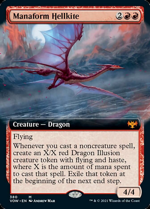 Manaform Hellkite  - Extended Art