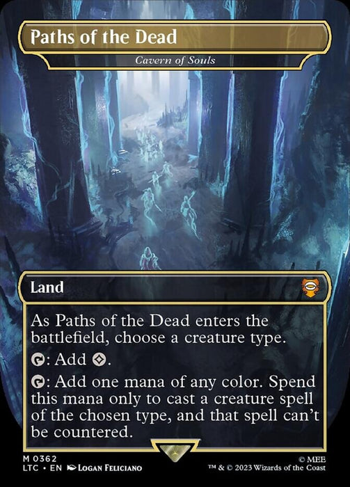 Paths of the Dead - Cavern of Souls - Borderless (Foil)