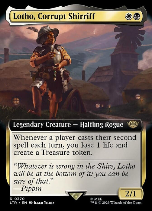 Lotho, Corrupt Shirriff - Legendary- Extended Art