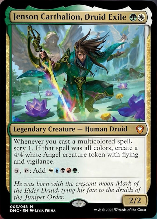 Jenson Carthalion, Druid Exile - Legendary (Foil)