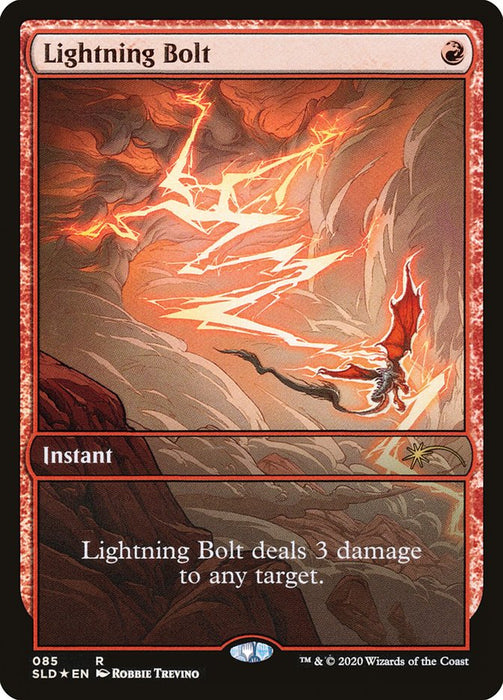 Lightning Bolt - Full Art - Inverted (Foil)