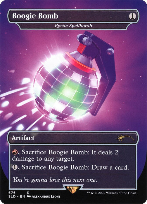 Boogie Bomb - Pyrite Spellbomb - Borderless - Full Art - Inverted (Foil)