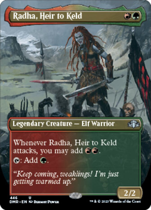 Radha, Heir to Keld - Borderless - Legendary (Foil)