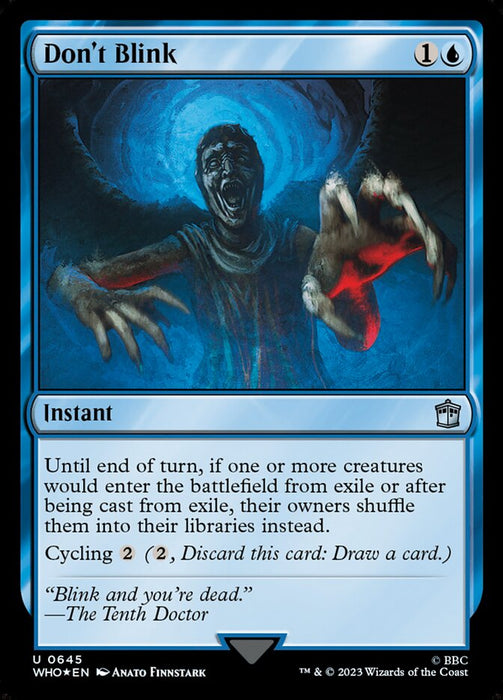 Don't Blink (Foil)