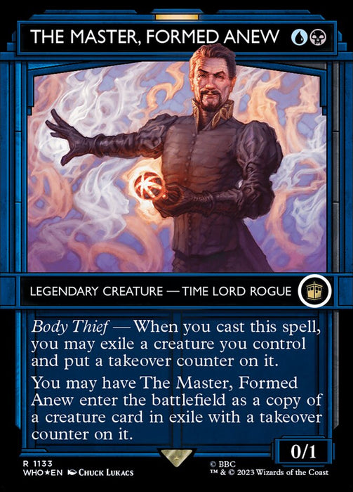 The Master, Formed Anew - Borderless - Showcase- Legendary- Inverted (Foil)