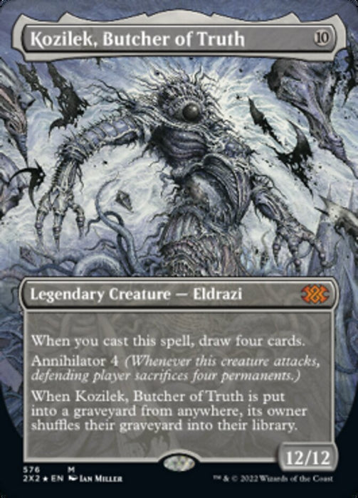 Kozilek, Butcher of Truth - Borderless  - Legendary - Inverted (Foil)