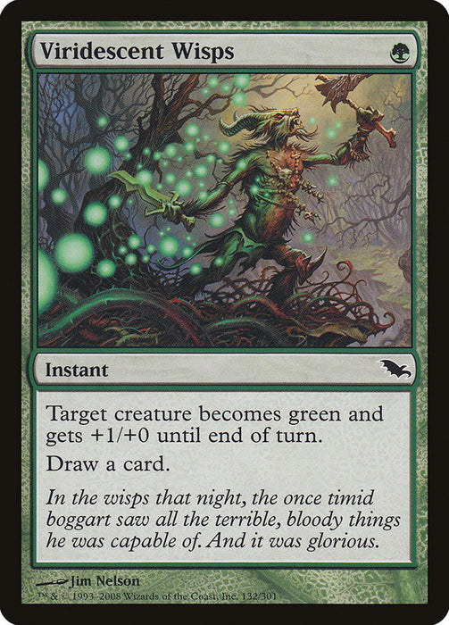 Viridescent Wisps  (Foil)