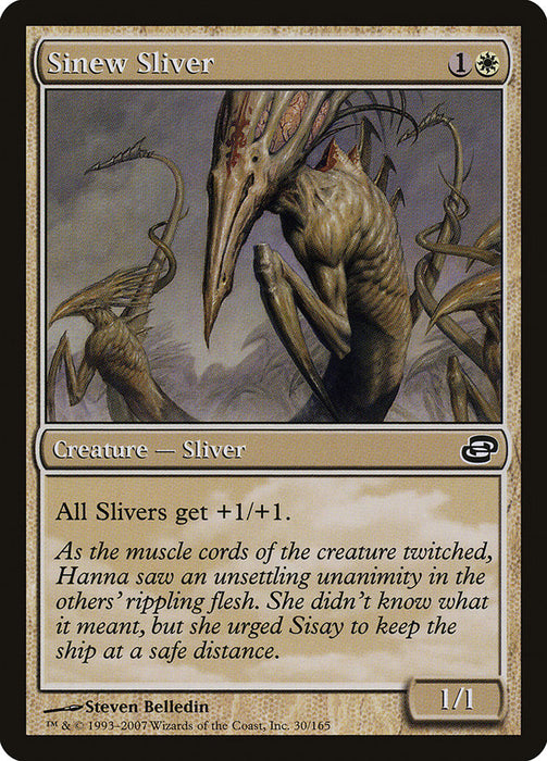 Sinew Sliver  - Colorshifted (Foil)