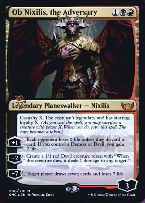 Ob Nixilis, the Adversary (Foil)