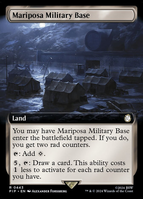 Mariposa Military Base - Extended Art