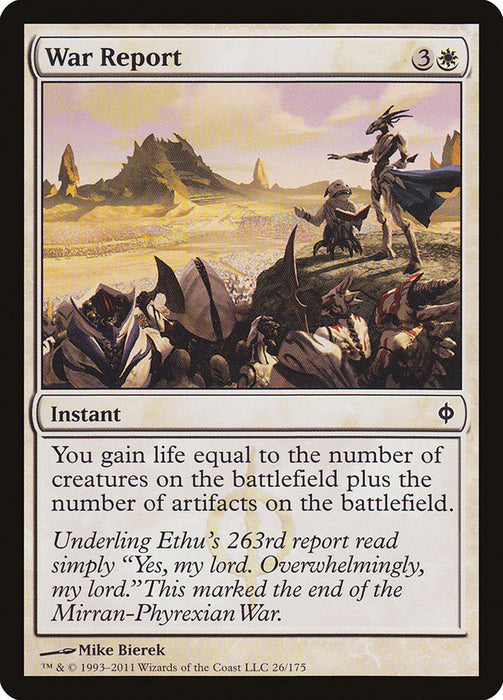 War Report  (Foil)