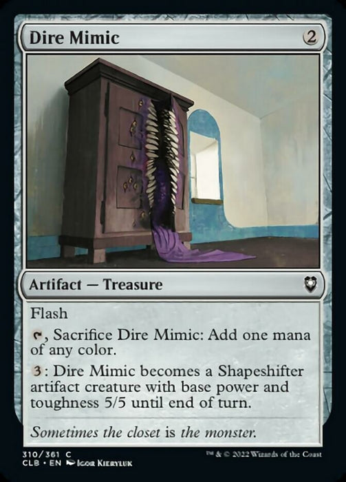 Dire Mimic  (Foil)