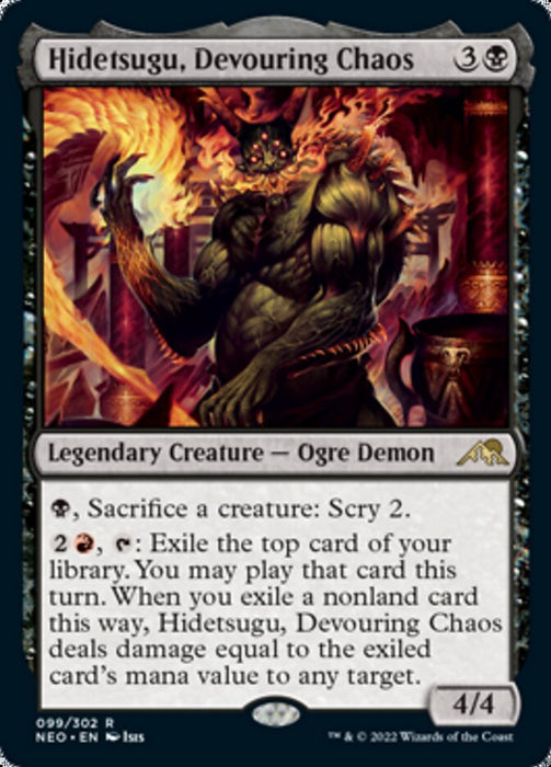 Hidetsugu, Devouring Chaos  - Legendary (Foil)