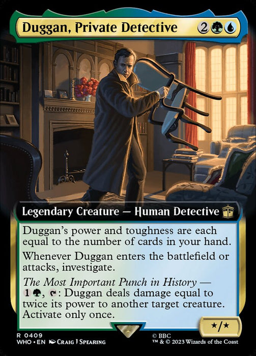 Duggan, Private Detective - Legendary- Extended Art