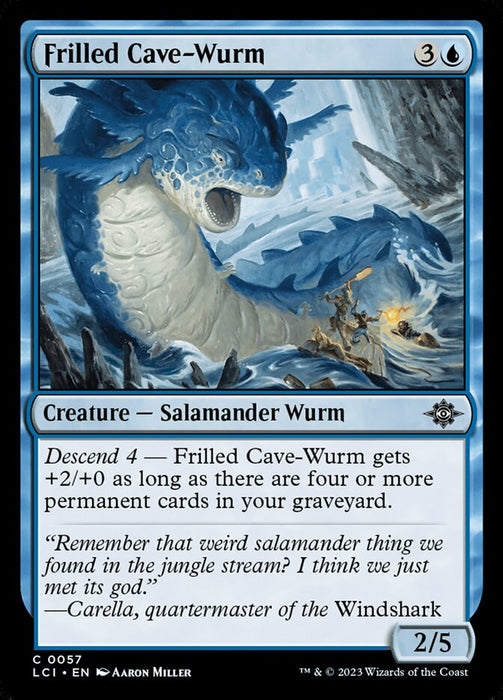 Frilled Cave-Wurm (Foil)