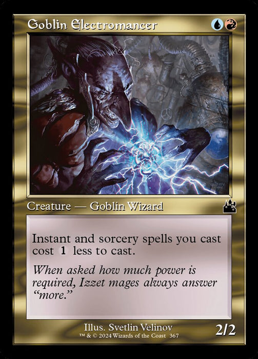 Goblin Electromancer - Retro Frame