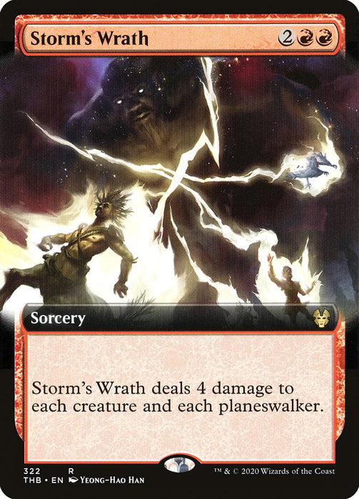 Storm's Wrath  - Extended Art (Foil)