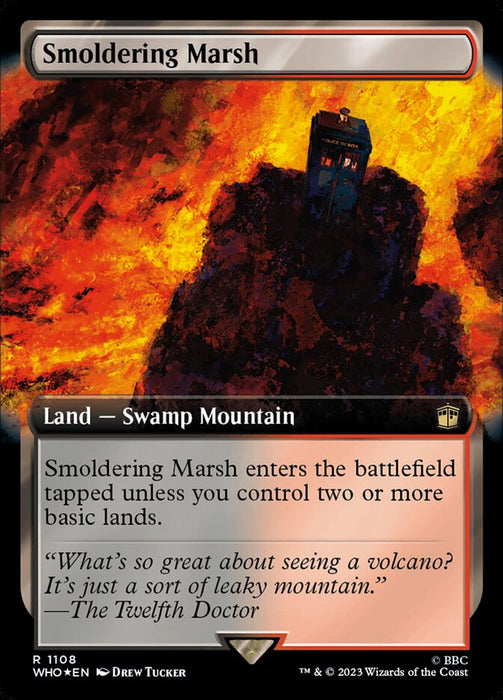 Smoldering Marsh - Extended Art (Foil)