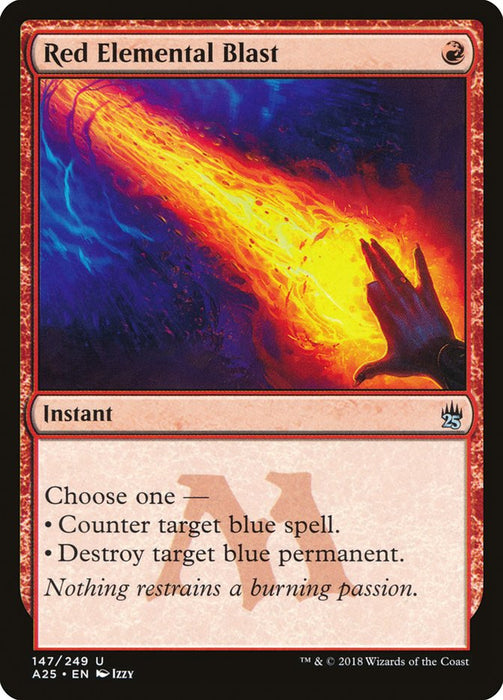 Red Elemental Blast  (Foil)