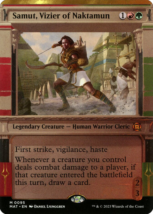 Samut, Vizier of Naktamun - Borderless - Showcase- Legendary