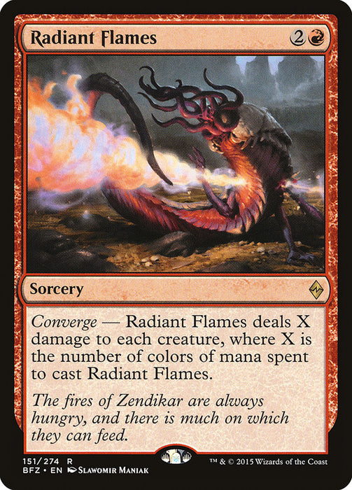 Radiant Flames  (Foil)