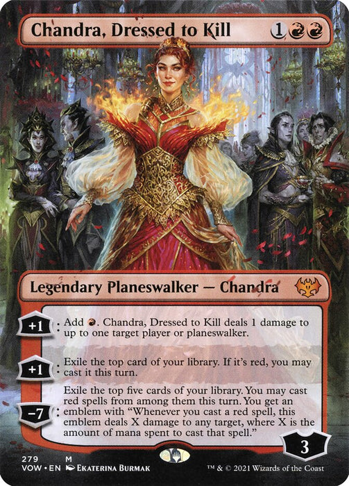 Chandra, Dressed to Kill - Borderless  (Foil)