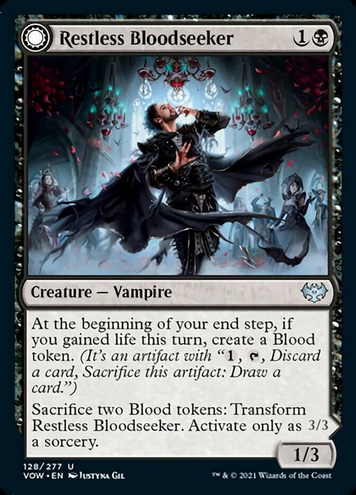 Restless Bloodseeker // Bloodsoaked Reveler