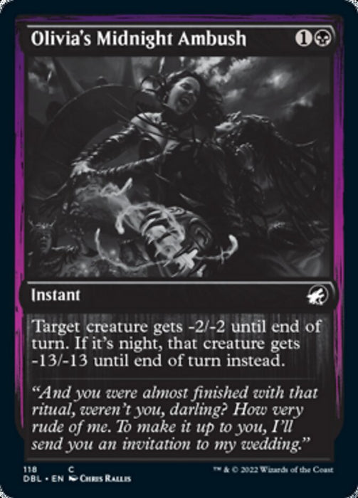 Olivia's Midnight Ambush  - Inverted (Foil)