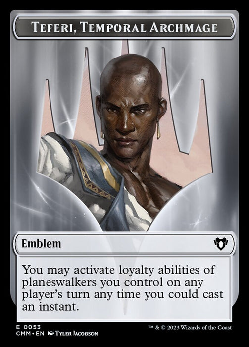 Teferi, Temporal Archmage Emblem (Foil)