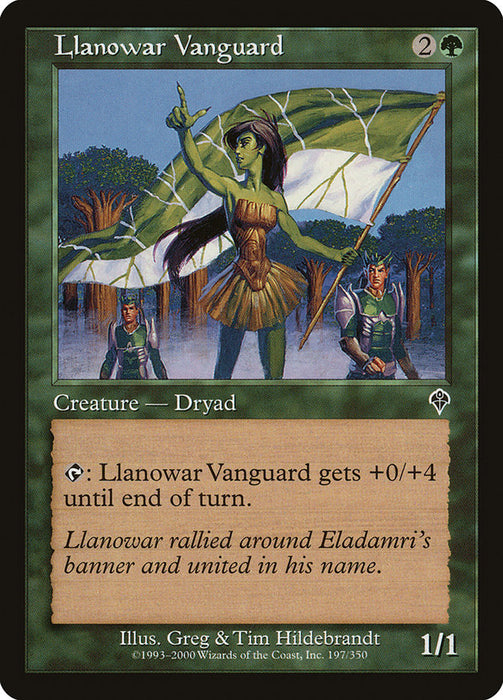 Llanowar Vanguard  (Foil)