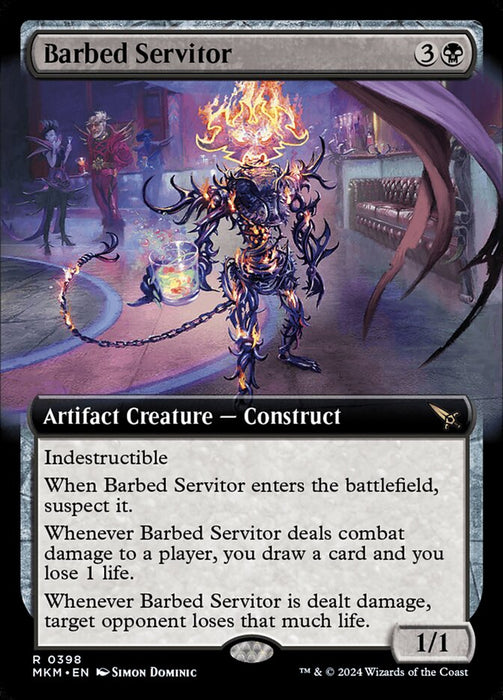 Barbed Servitor - Extended Art