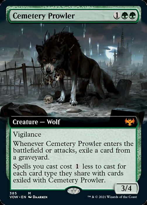 Cemetery Prowler  - Extended Art