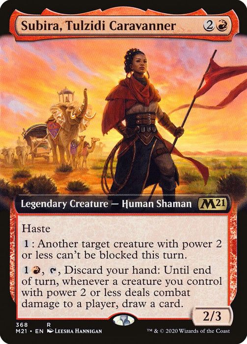 Subira, Tulzidi Caravanner  - Legendary - Extended Art (Foil)