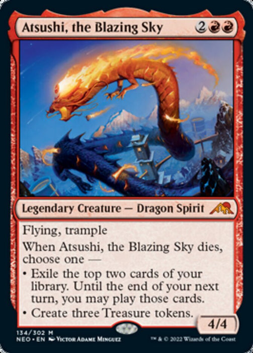 Atsushi, the Blazing Sky  - Legendary (Foil)