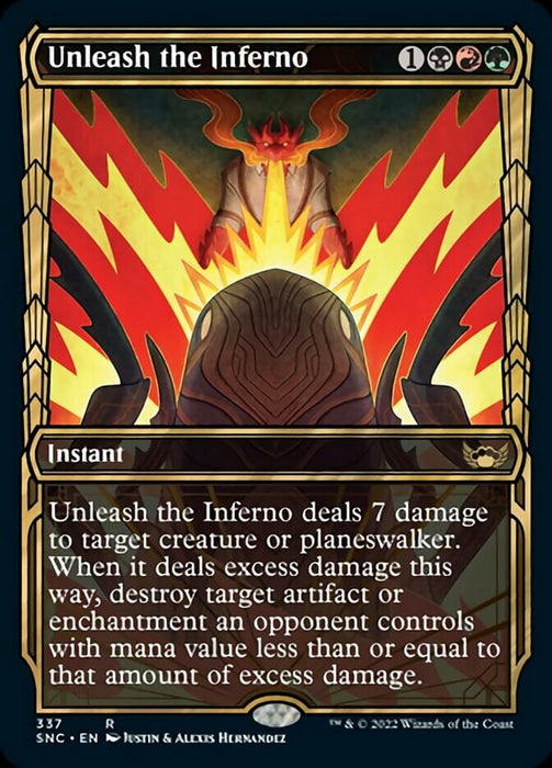 Unleash the Inferno  - Showcase (Foil)