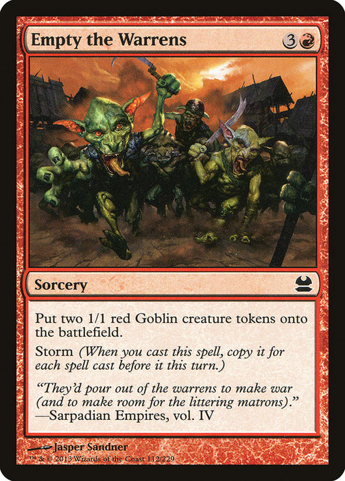 Empty the Warrens  (Foil)