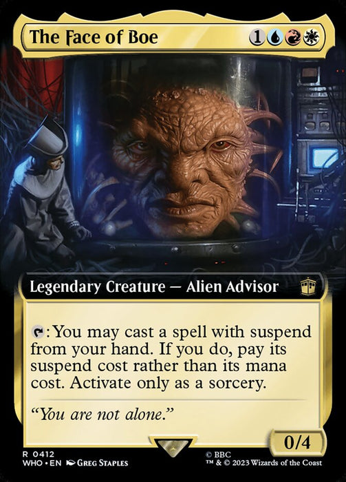 The Face of Boe - Extended Art- Legendary