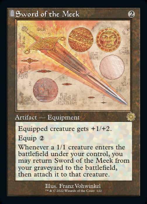Sword of the Meek - Retro Frame (Foil)