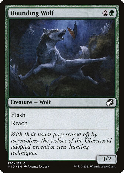 Bounding Wolf  (Foil)