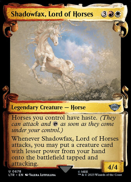 Shadowfax, Lord of Horses - Showcase- Legendary (Foil)