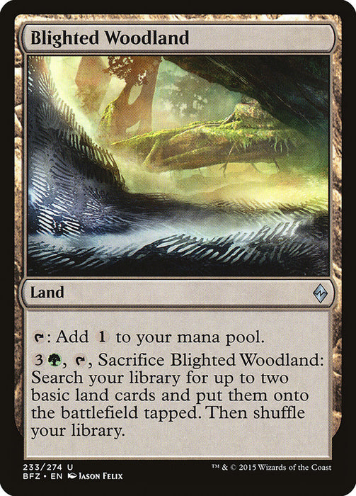 Blighted Woodland  (Foil)