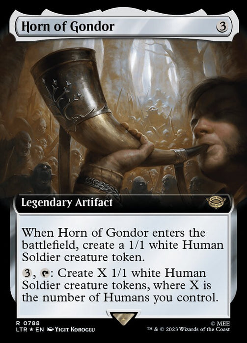 Horn of Gondor - Legendary- Extended Art (Foil)