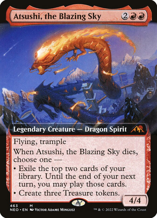 Atsushi, the Blazing Sky  - Extended Art - Legendary (Foil)