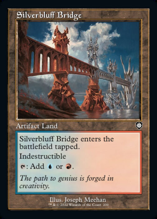 Silverbluff Bridge - Retro Frame