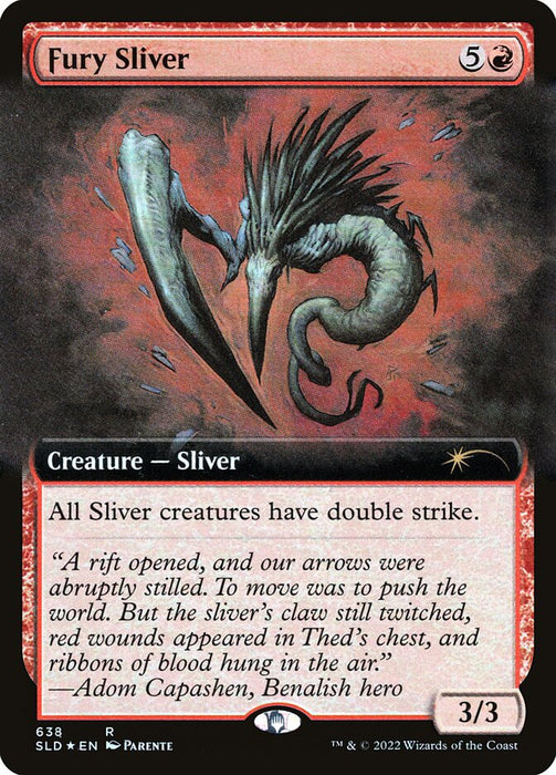 Fury Sliver - Extended Art (Foil)